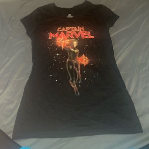 Captain Marvel kids girls and boys casual T-shirt